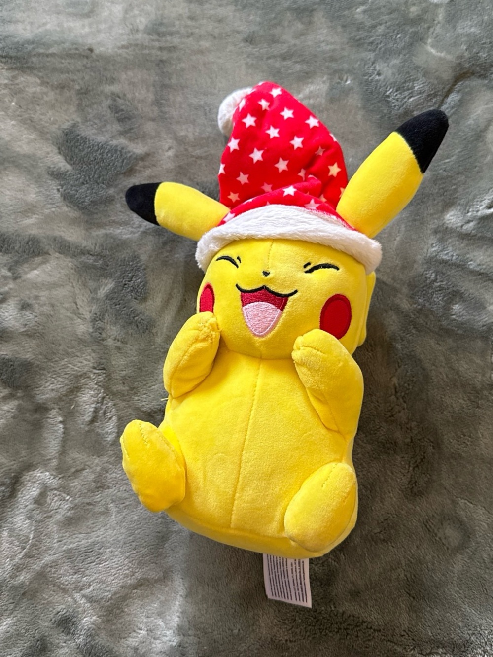 Pokemon Yellow Pikachu Plush with Red Star Hat